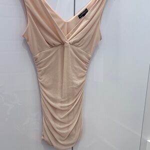 Express Cream Draped Blouse